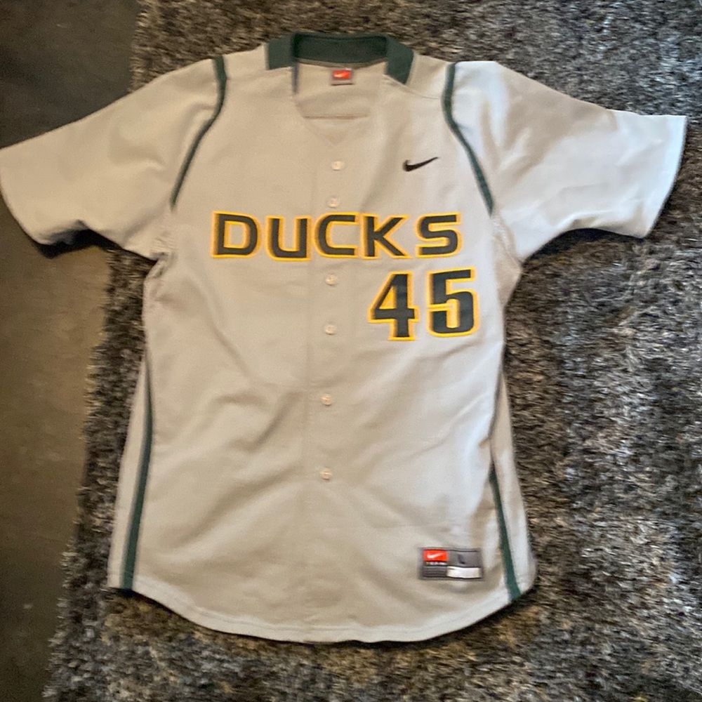 Men’s Nike custom Oregon ducks baseball jersey